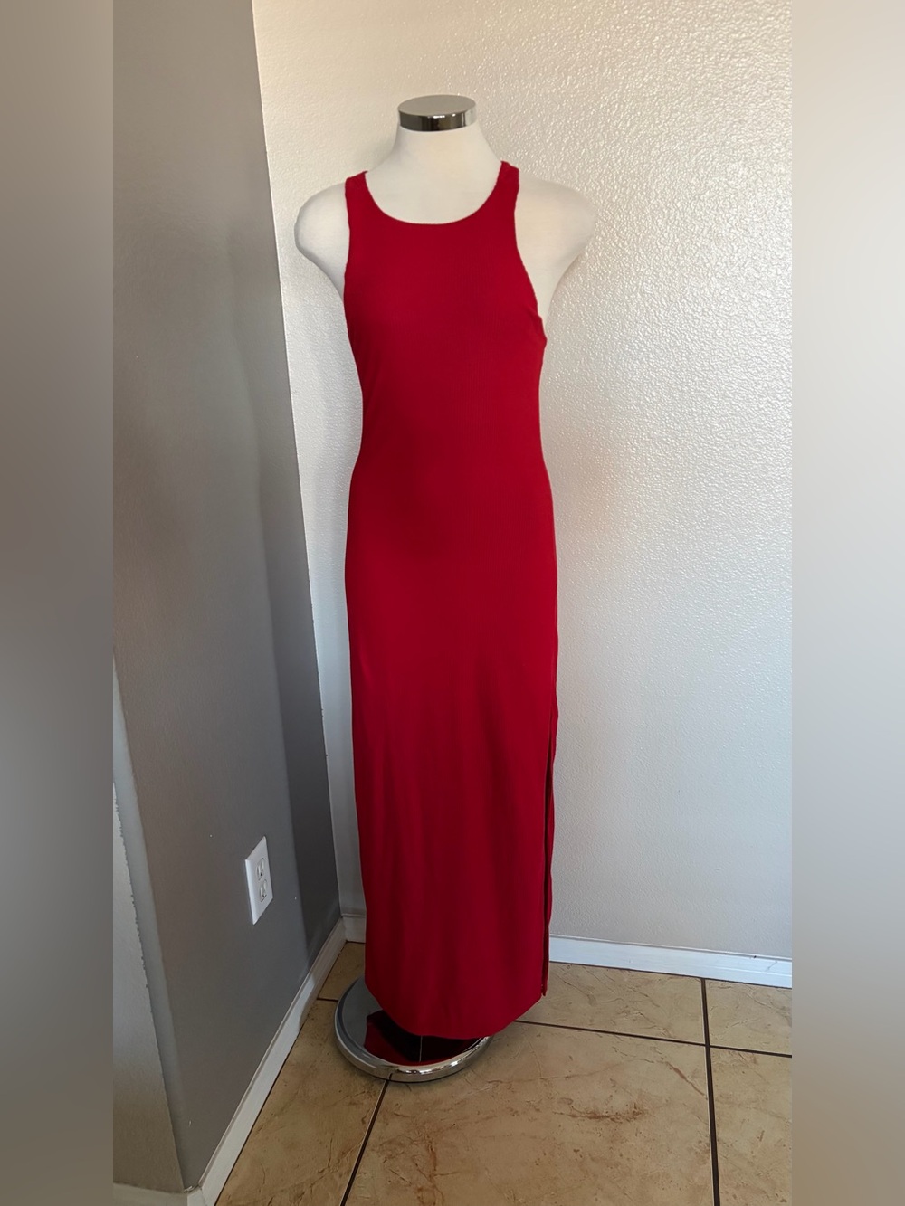 Lulu's Red Racerback Maxi Dress